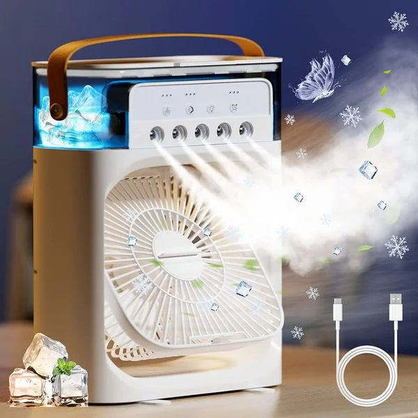 Mini Frost Cooling Fan with Ice Function
