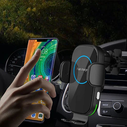 Car Wireless Charger with Auto-Sensing Phone Holder