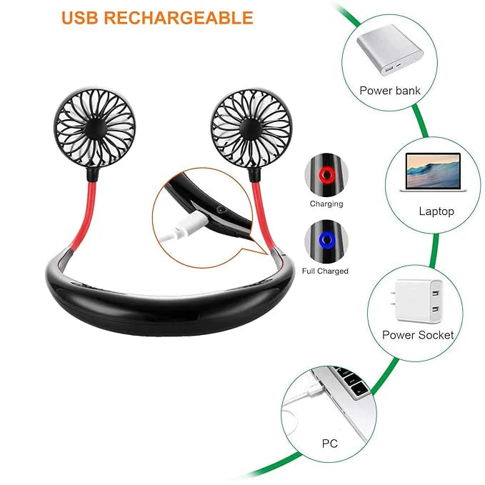 Portable Neck Fan for Comfort